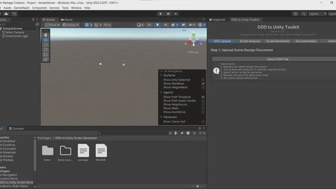 Automated Unity Game Template Generation from GDDs via NLP and Multi-Modal LLMs